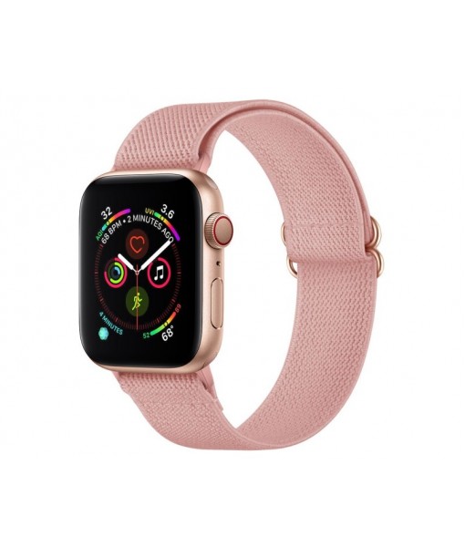 Curea Tech Mellow Compatibila Cu Apple Watch 4 / 5 / 6 / 7 / Se (42 / 44 / 45 Mm), Roz